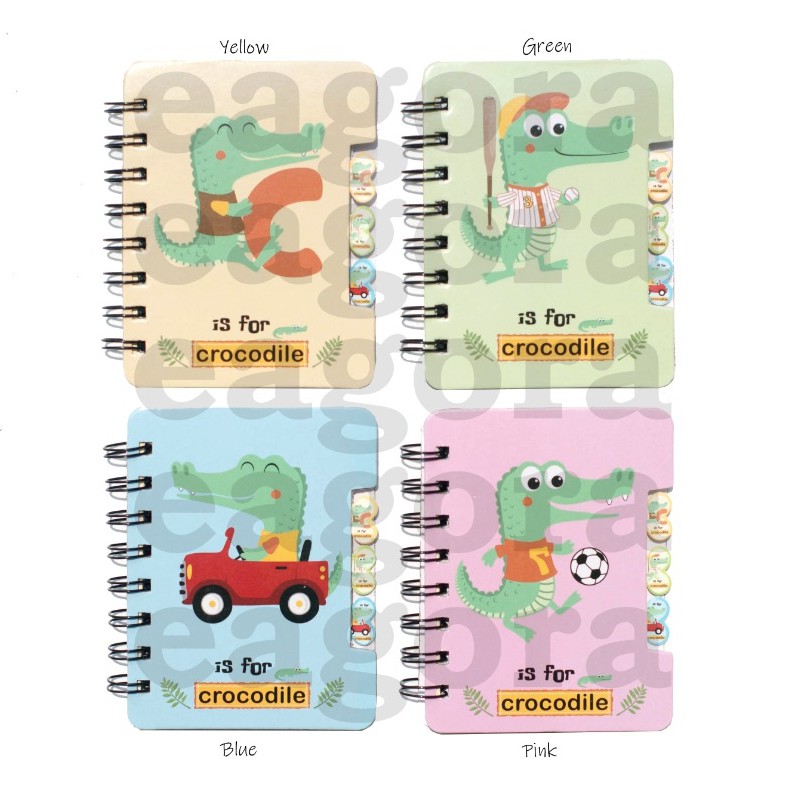 

Notebook C Is For Crocodile Buaya Memo Unik Notepad Lucu Buku Tulis Catatan