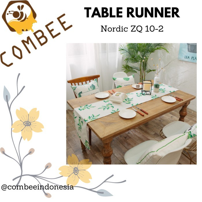 Table Runner / Hiasan Meja / Taplak Meja / Penghias / Aksesoris / Nordic / Cotton - ZQ10