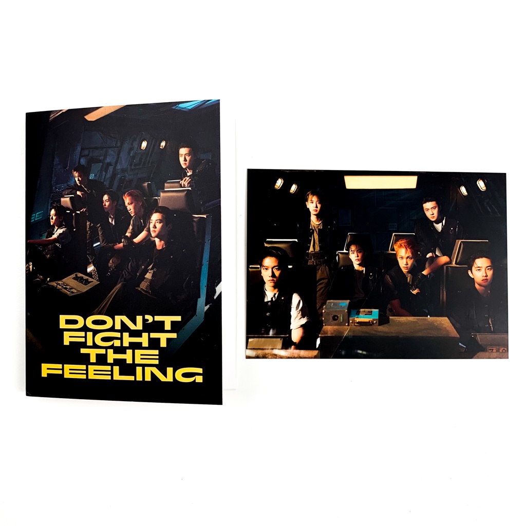 [sharing] EXO DON'T FIGHT THE FEELING MD - Postcard Book