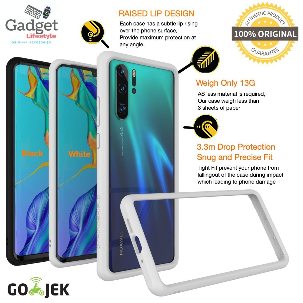 Original Rhinoshield Crashguard Case Huawei P30 Pro & P30 & P30 Lite -Ultra Slim & Protection Casing