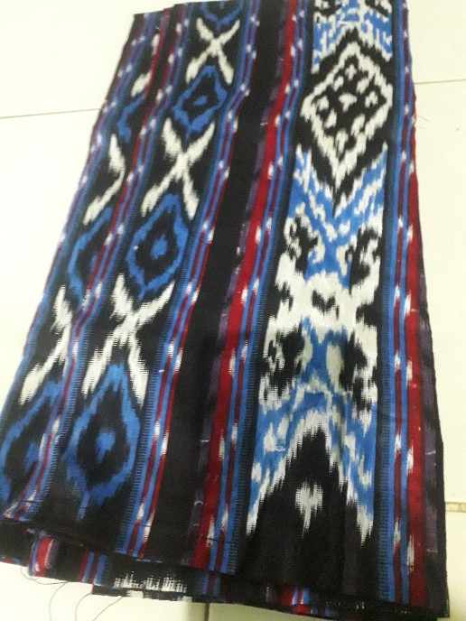 Vest Songket Katun Motif Tenun Batik Wanita Atasan Cewek Outer Modern Warna Seragam
