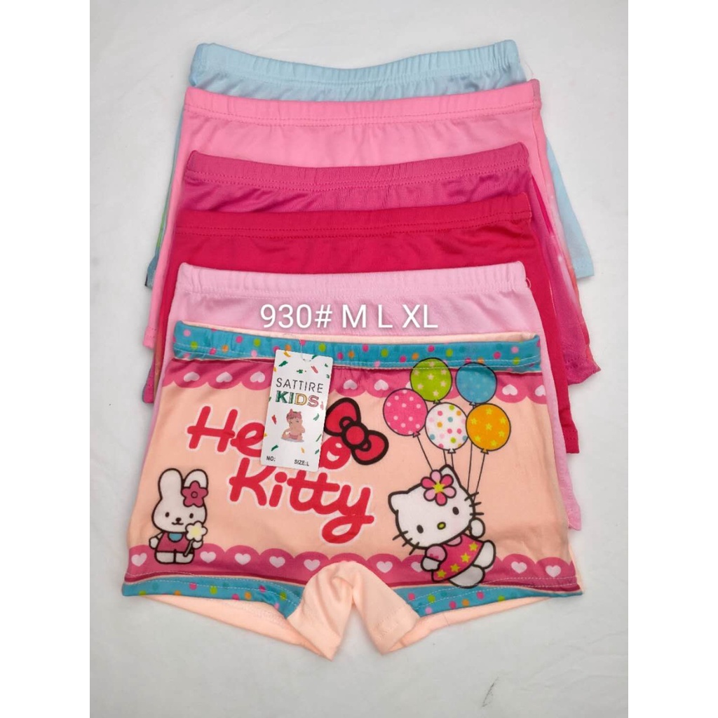 TERMURAH 6 PCS CELANA BOXER ANAK PEREMPUAN MOTIF KARAKTER