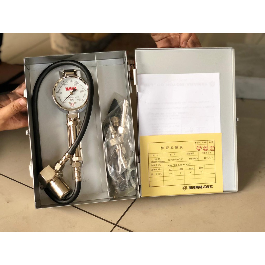 COMPRESSION GAUGE ASLI JEPANG BISA SEMUA MOTOR ORIGINAL YAMAHA