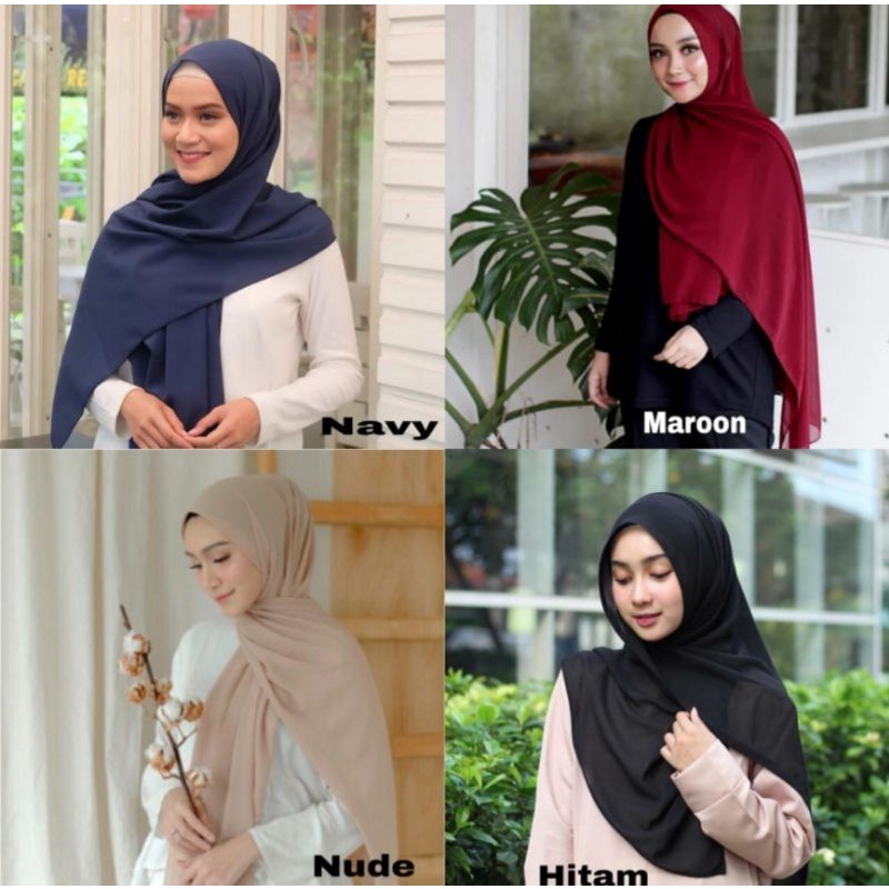 krudung pasmina ceruty baby doll // krudung plisket ceruty