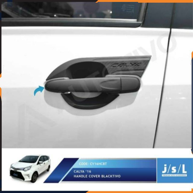 Grosir Handle cover pegangan pintu Calya blacktivo jsl