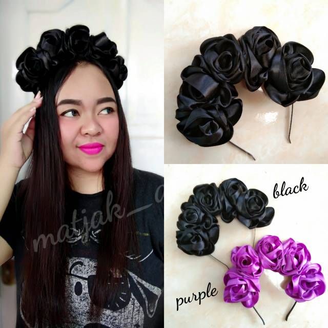 Flower Crown Bando Bunga Mahkota Bunga Pesta