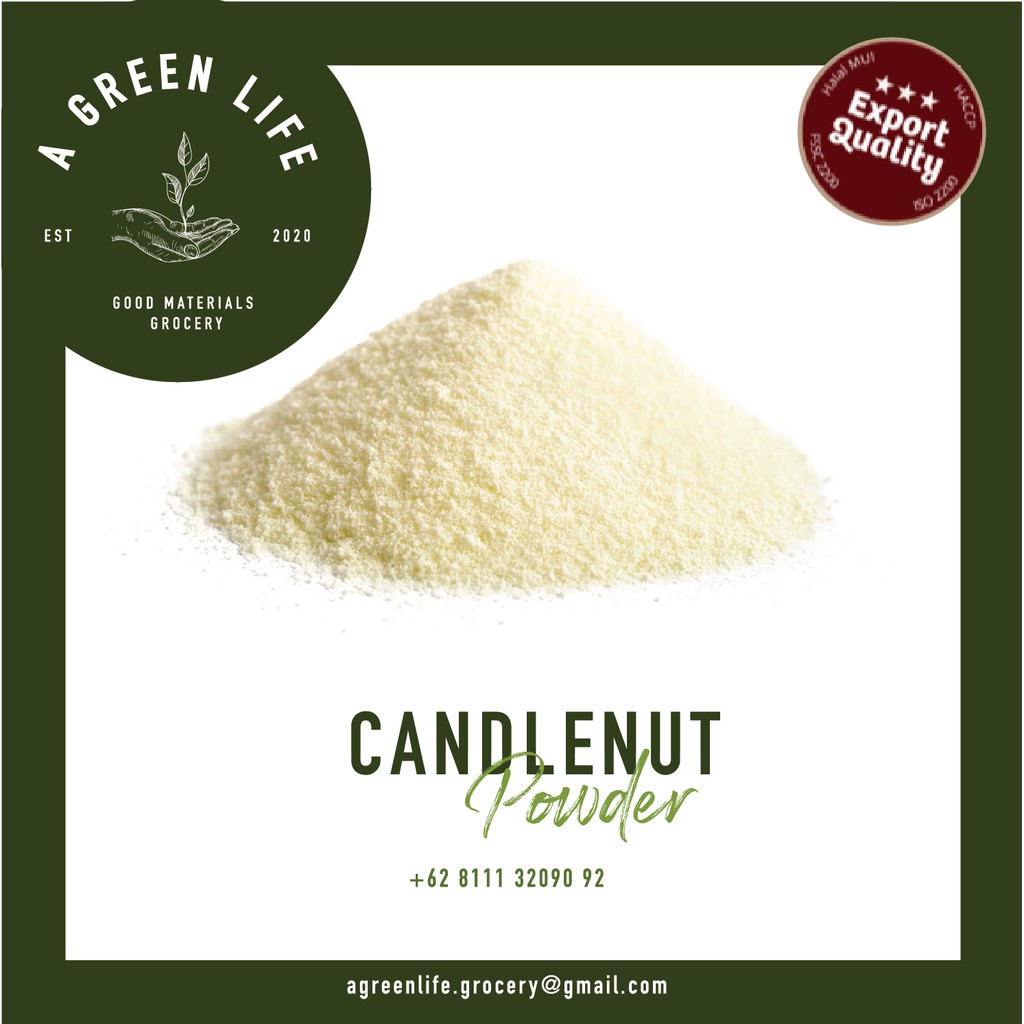 

Kemiri Bubuk (Candlenut Powder) 100gr Export Quality