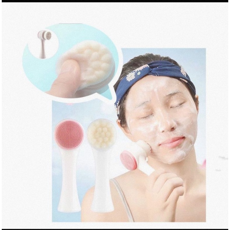 FACIAL CLEANSING BRUSH / SIKAT WAJAH 2 SISI