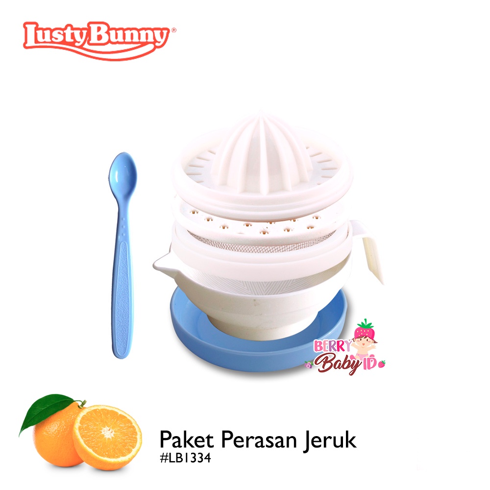 Lusty Bunny Set Paket Perasan Jeruk LB1334 Perlengkapan Makan Bayi Berry Mart