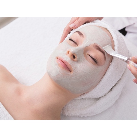 Kuas Masker Gagang Pendek Bening