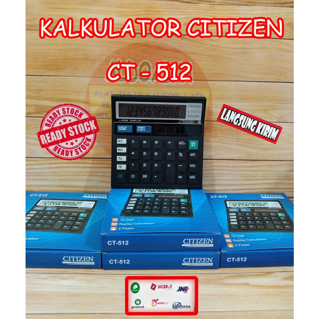 KALKULATOR/CALCULATOR CITIZEN 512