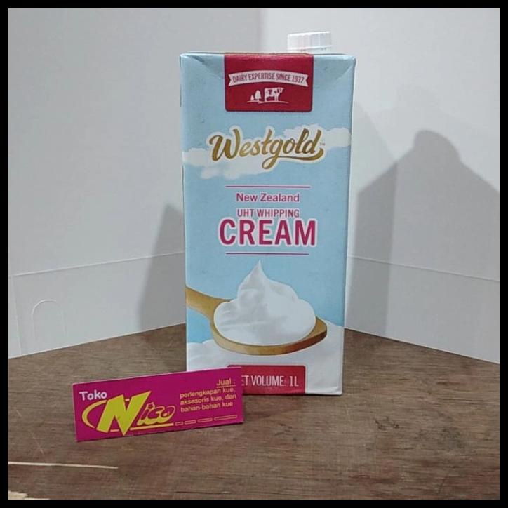 

TERBARUU!! westgold whipping cream 1 liter khusus grab dan gojek PROMO
