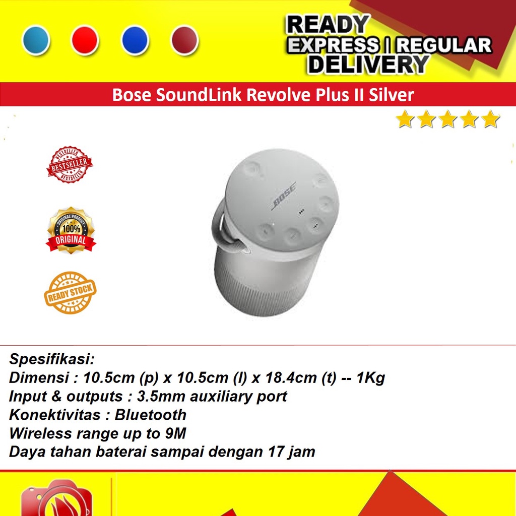 Bose SoundLink Revolve Plus II Silver