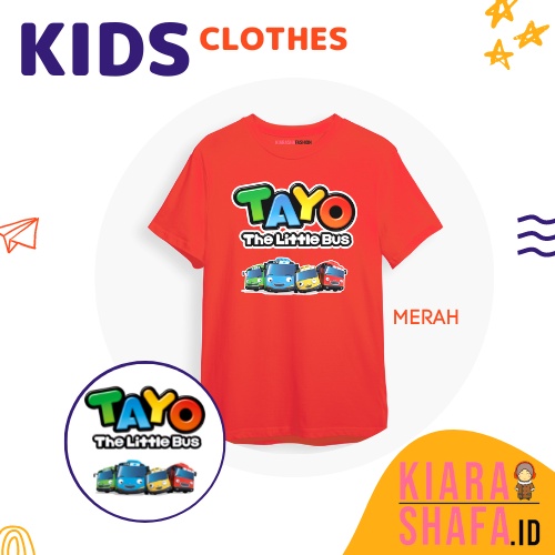 Kiarashafa - Baju Anak / Kaos Anak Tayo