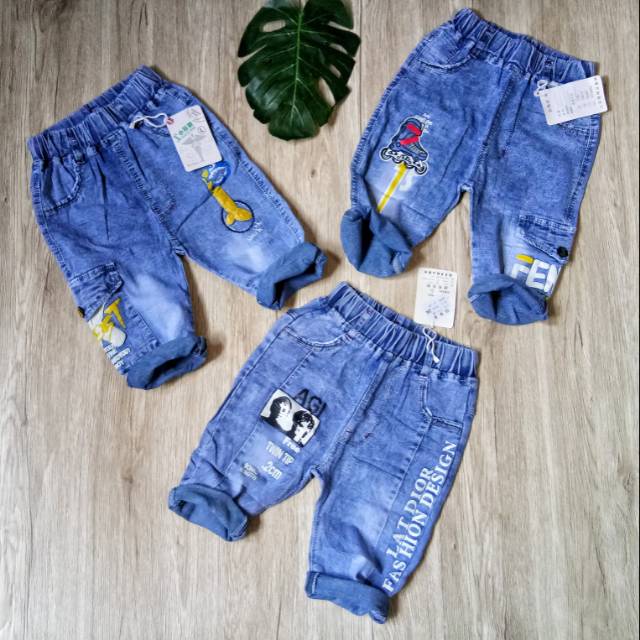  CELANA  JEANS  JINS PENDEK ANAK  COWOK  LAKI IMPORT Shopee  