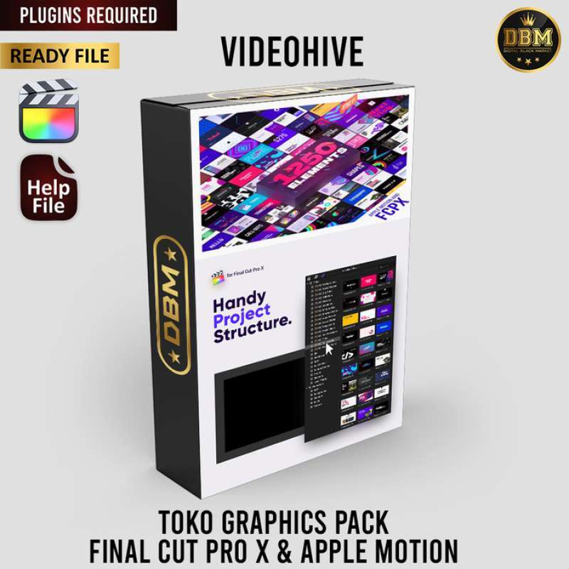 Fcpx &amp; Apple Motion Toko Graphics Pack