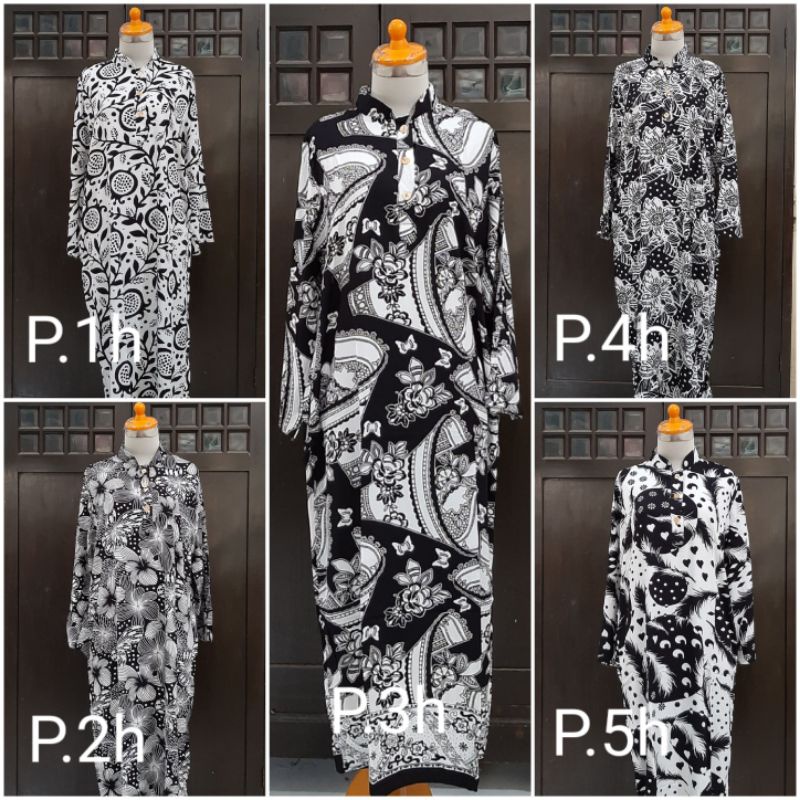 Longdress kencana ungu 21 label hijau Lengan Panjang