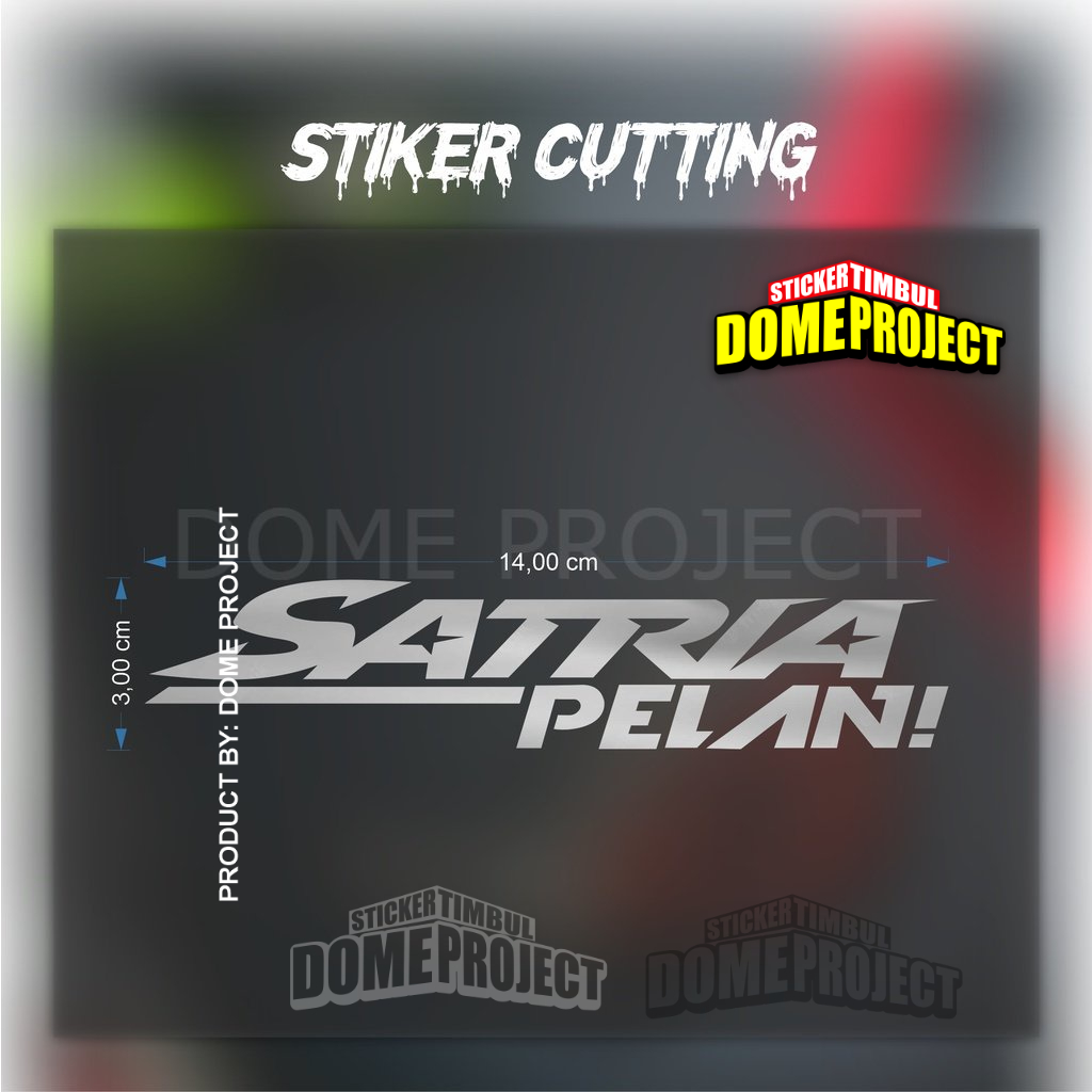 Stiker SATRIA Stiker Cutting Motor