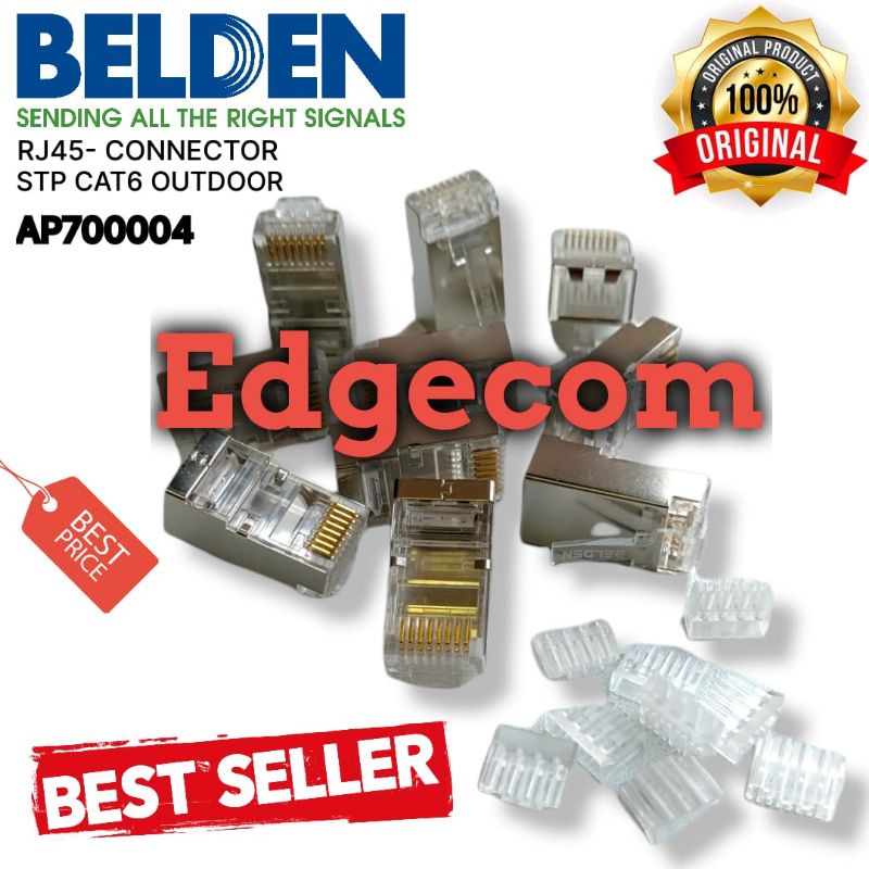 Konektor RJ45 Cat6 STP Outdoor Besi AP70004 BELDEN ORIGINAL PERPCS