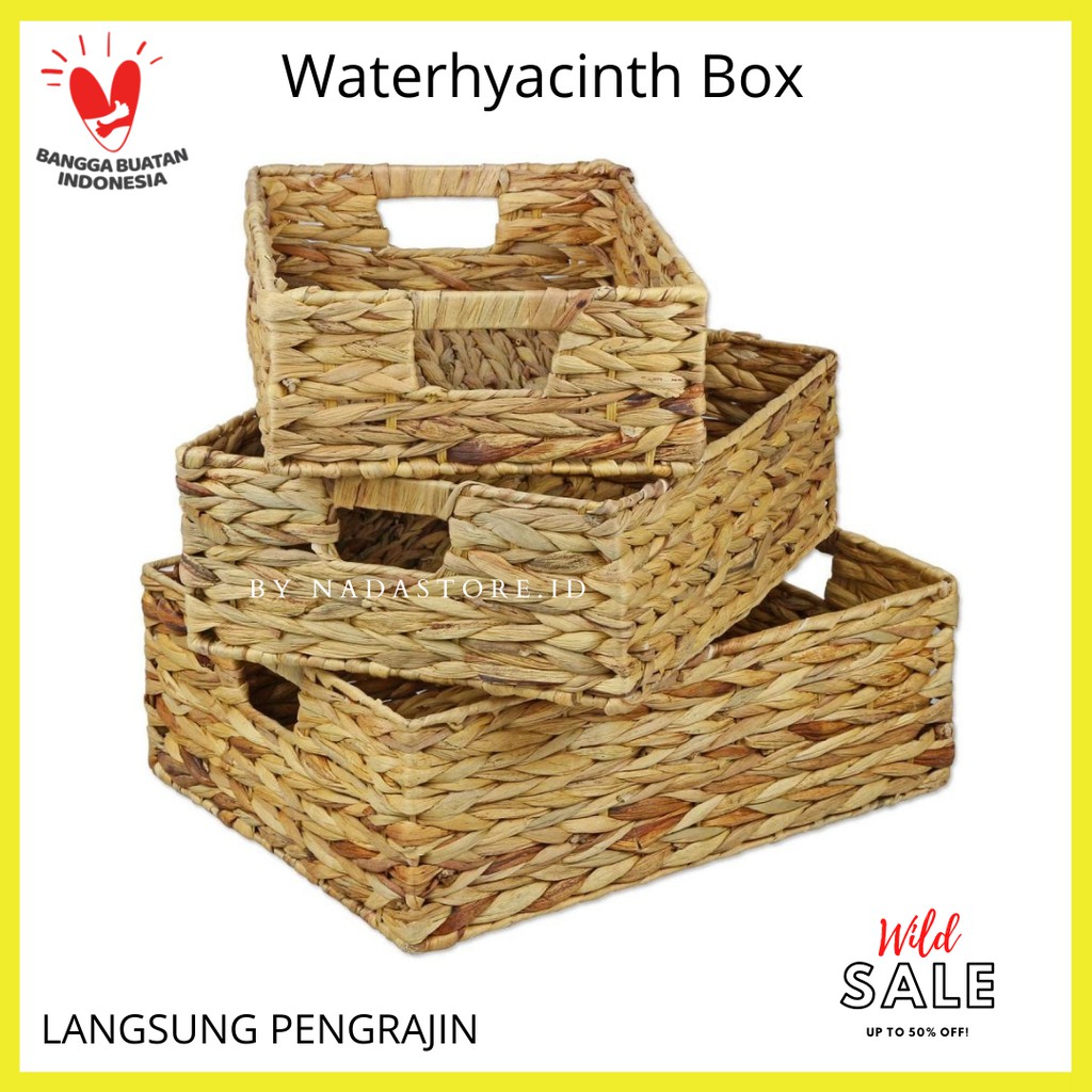 STORAGE / BOX WATER HYACHINTH , KERANJANG ENCENG GONDOK BR-01