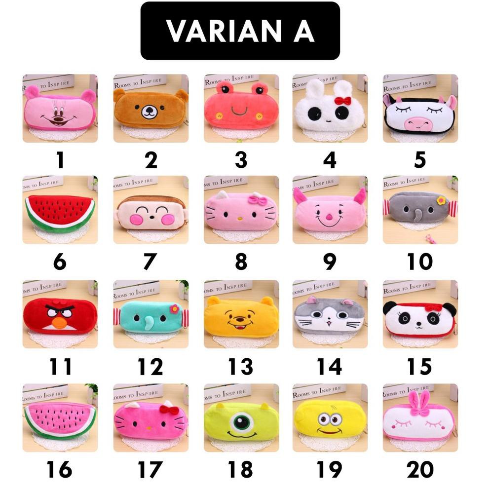 

(CODE NYM 21F5Be) MOGYMOGY - HL0119 Pouch Aksesoris Kosmetik Karakter Tempat Kotak Pensil Lucu Murah