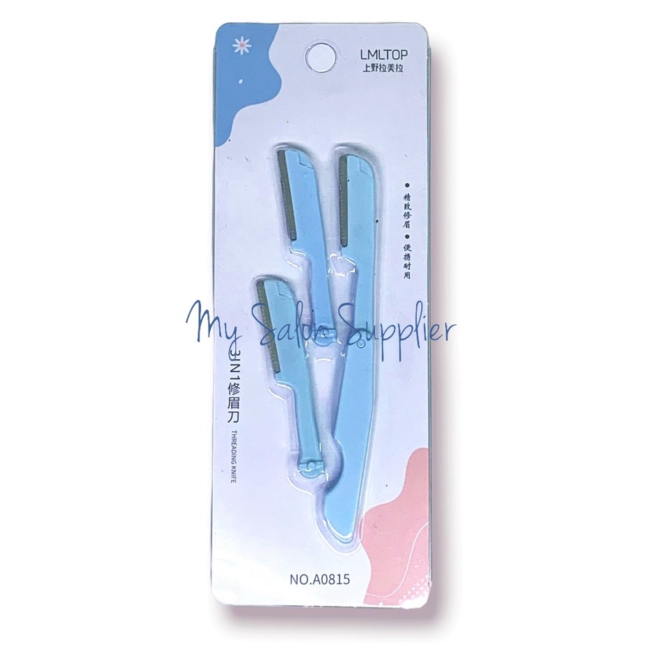 Pisau Cukur Alis Mata isi 3 A0815 / Eyebrow Razor