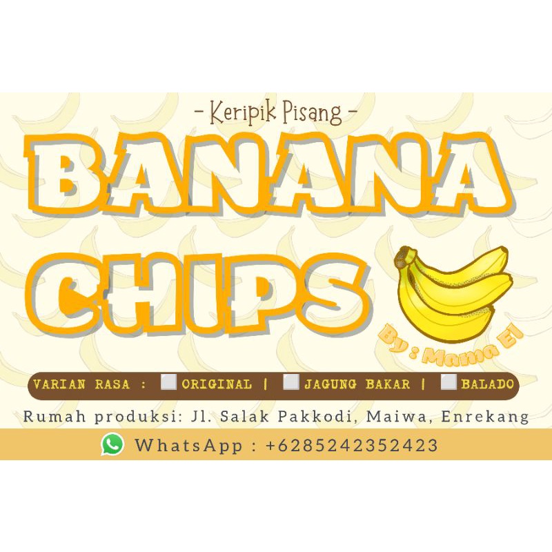 

KERIPIK PISANG