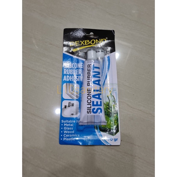 Lem Kaca Sealant DEXBOND / Lem Silicone Rubber Adhesive / Lem Kaca Besar Kecil