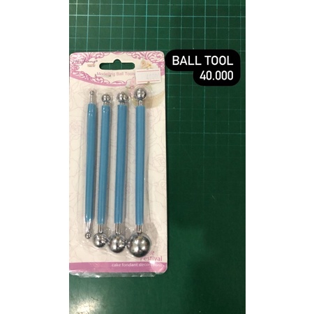 

NEW// BALL TOOL / STAINLESS STEEL ALAT DEKORASI KUE FONDANT MODEL BALL