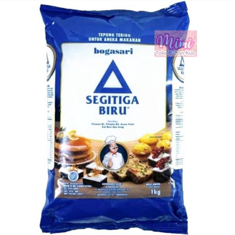 

Tepung Terigu Segitiga Biru Premium 1kg All Purpose flour