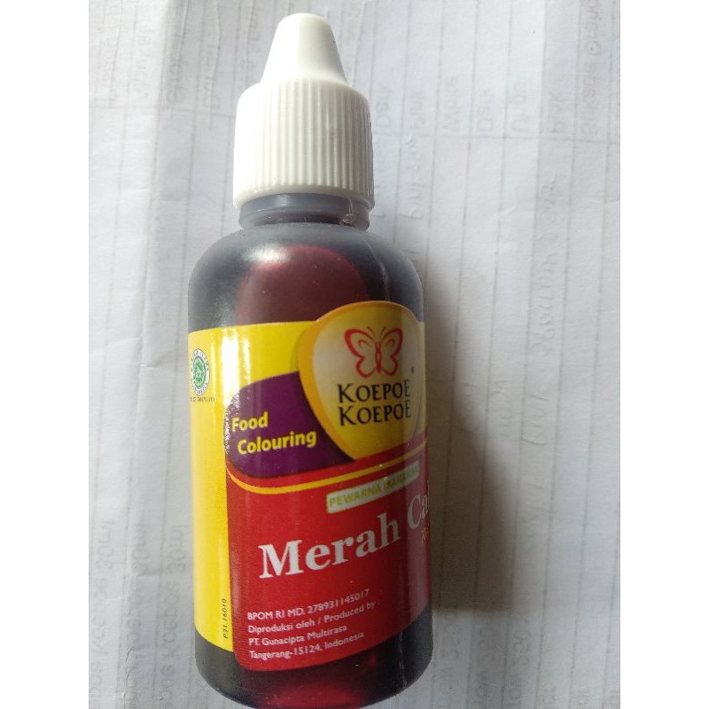 

Pewarna Merah Cabe 30 ml Koepoe