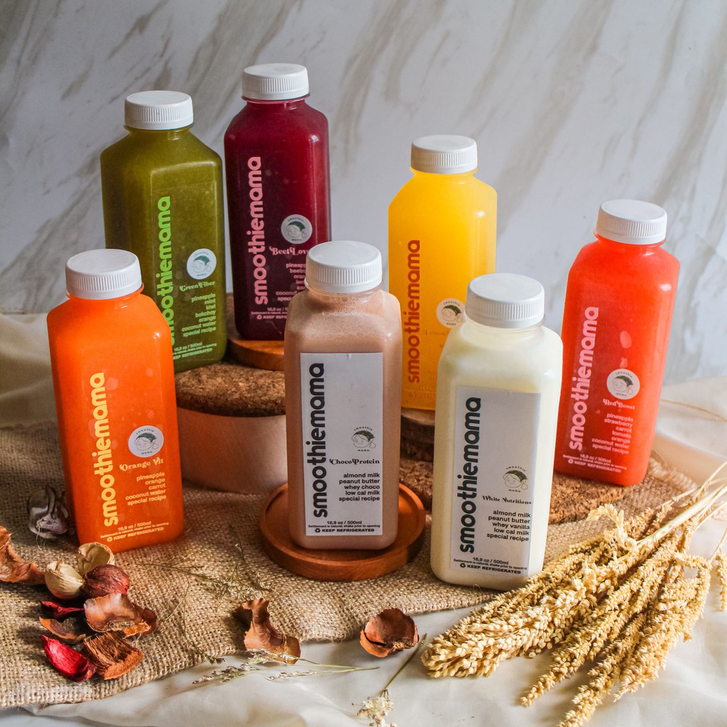 Paket Detox Full 2 Hari Juice Cold Pressed Jus Kesehatan All Variant Smoothiemama Shopee Indonesia