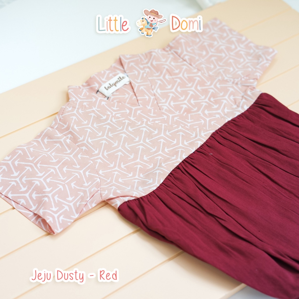 Jeju Dusty Romper Bayi ( Boy/Girl ) - Pakaian Bayi - Kimono Bayi - Jumper Bayi - Little Domi