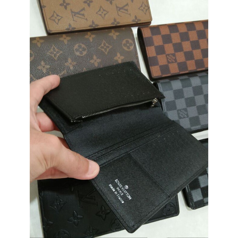 Dompet panjang lipat 2 motif bunga kotak