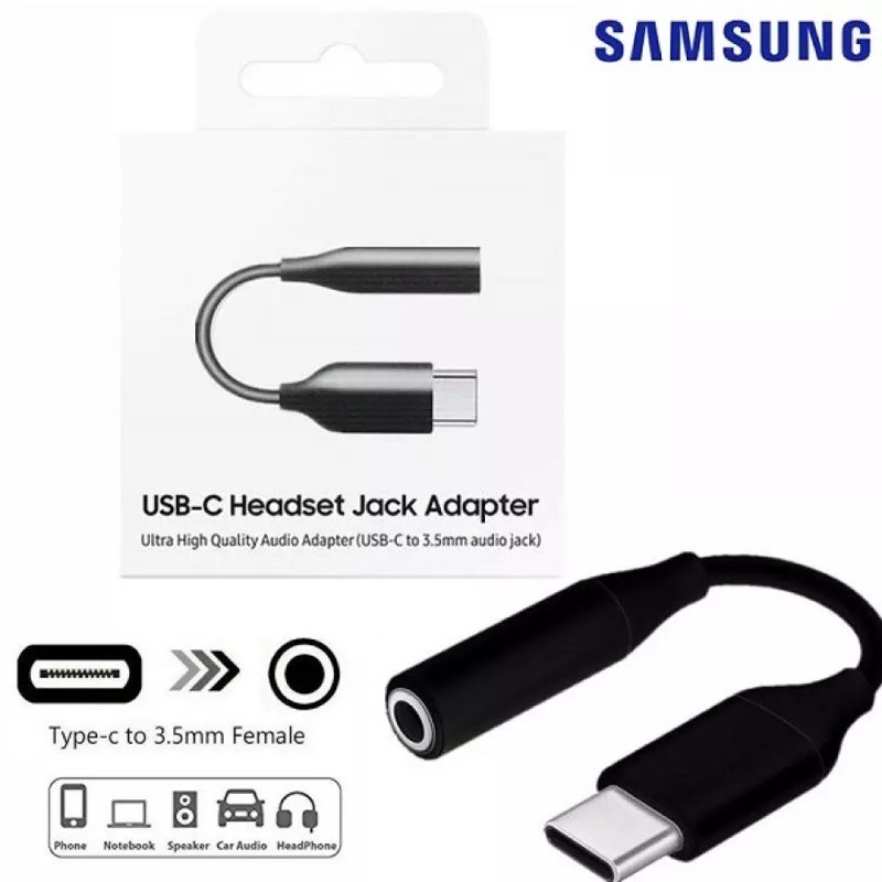 PROMO KABEL AUX SAMSUNG S21 ULTRA TYPE C TO EARPHONE JACK COMPABILITY FOR SAMSUNG AUX TYPE C