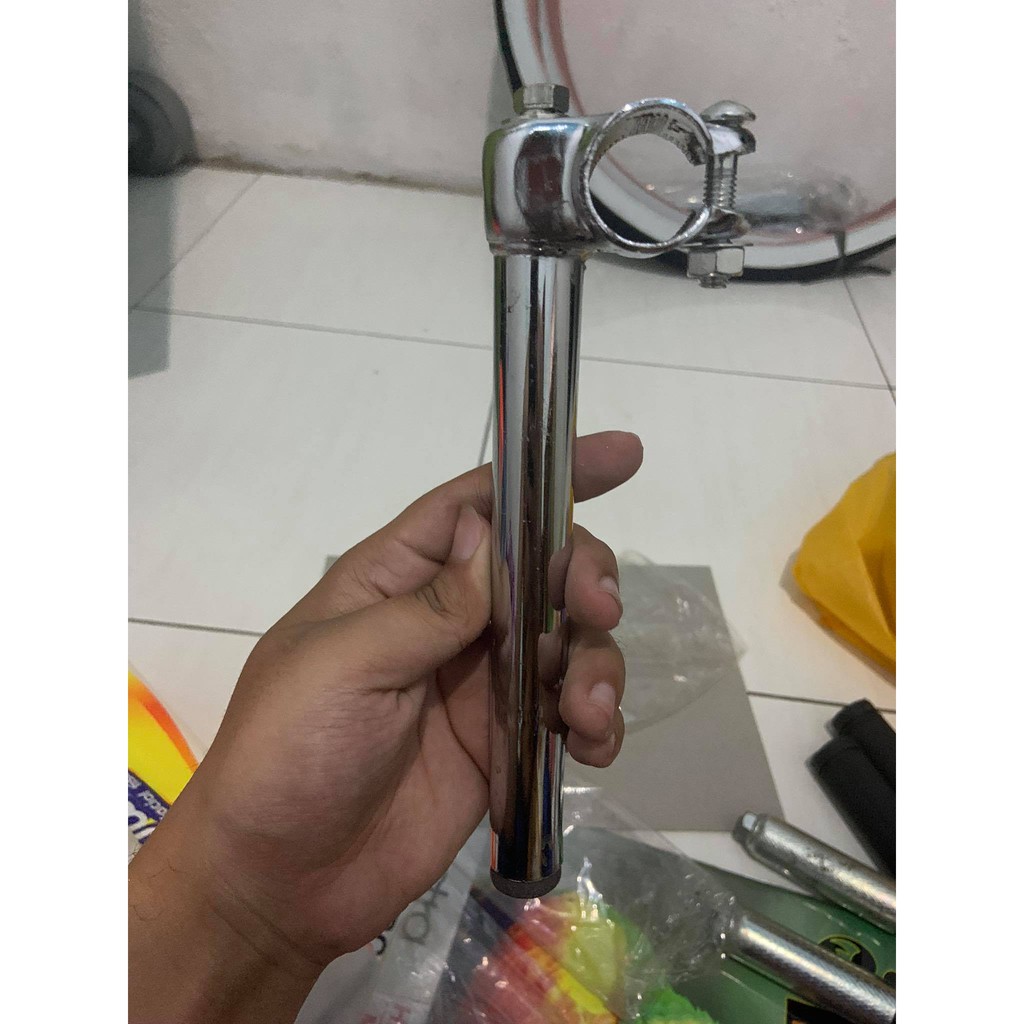 Cagak setir sepeda mini dan jengki insert 25,4 mm