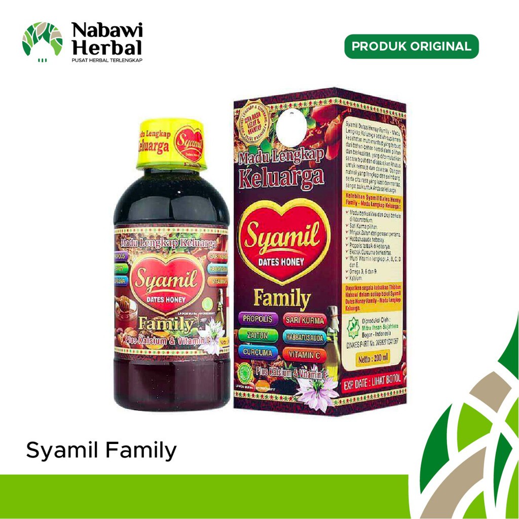 

Nabawi Herbal BSD - Madu Syamil Family | Madu Sari Kurma Zaitun Propolis Kesehatan Madu Syamil Family Keluarga - Madu Sari Kurma Zaitun Propolis Kesehatan