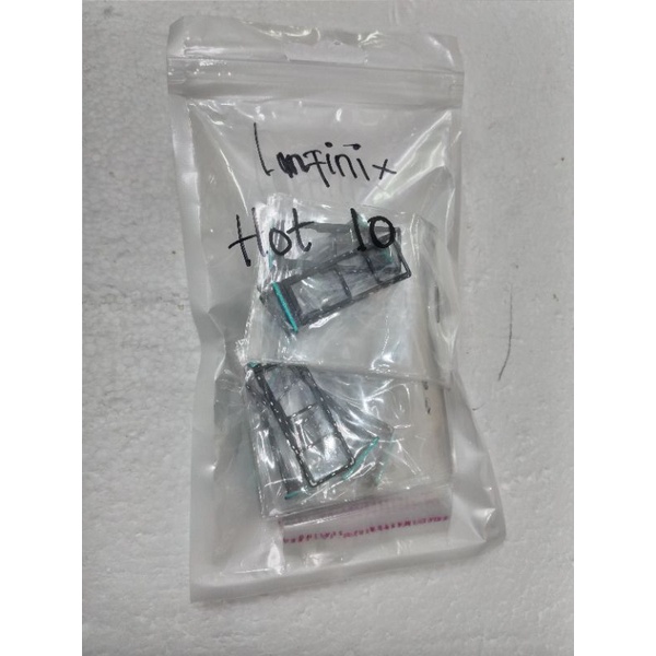 sim tray slot sim infinix hot 10