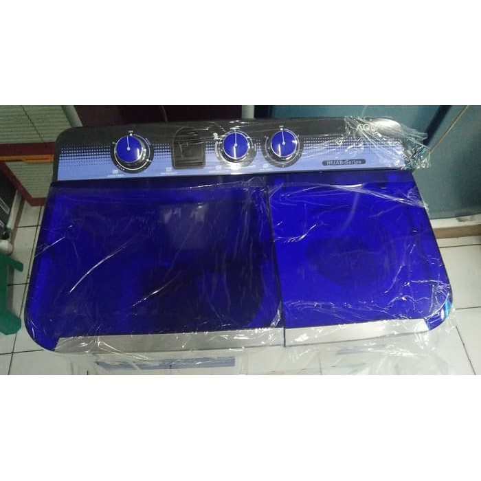 AQUA Mesin Cuci 2 Tabung 9Kg QW-980XT 980XT GARANSI RESMI