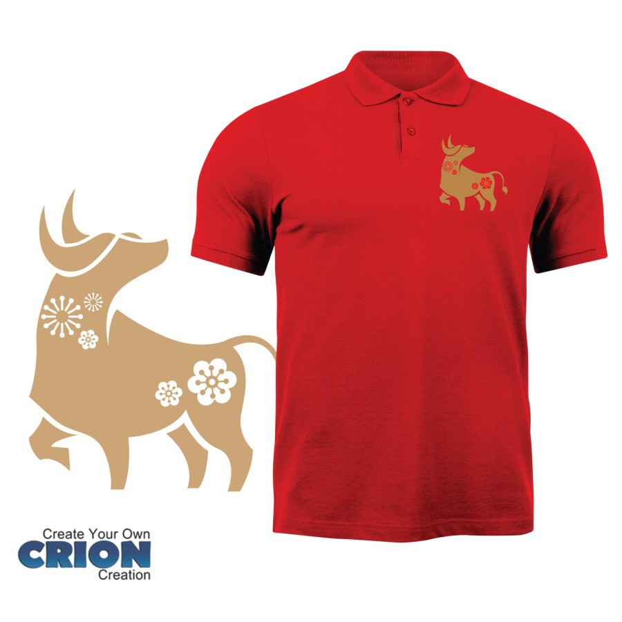 Polo Shirt Imlek tahun kerbau Year Of Ox 2021 - By Crion