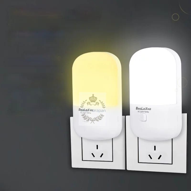 LAMPU TIDUR LAMPU MALAM / LED NIGHT LIGHT / LAMPU MINI HEMAT ENERGI 2 WARNA