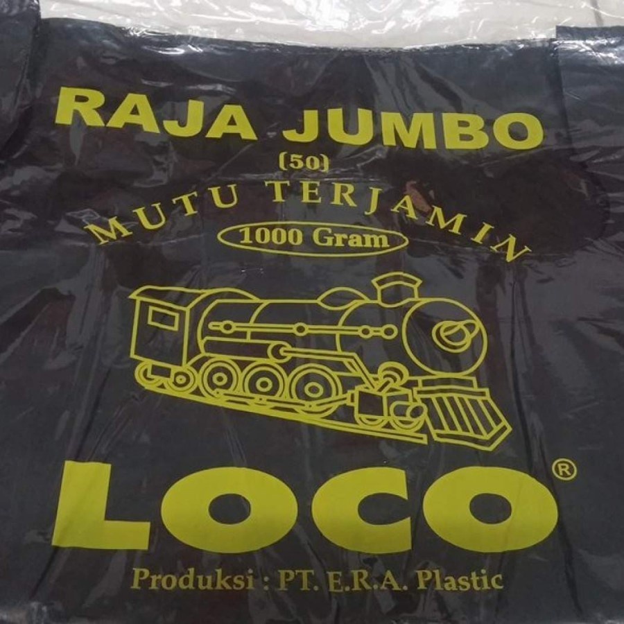 Kantong Plastik Kresek LOCO Ekonomis Tebal Hitam Murah