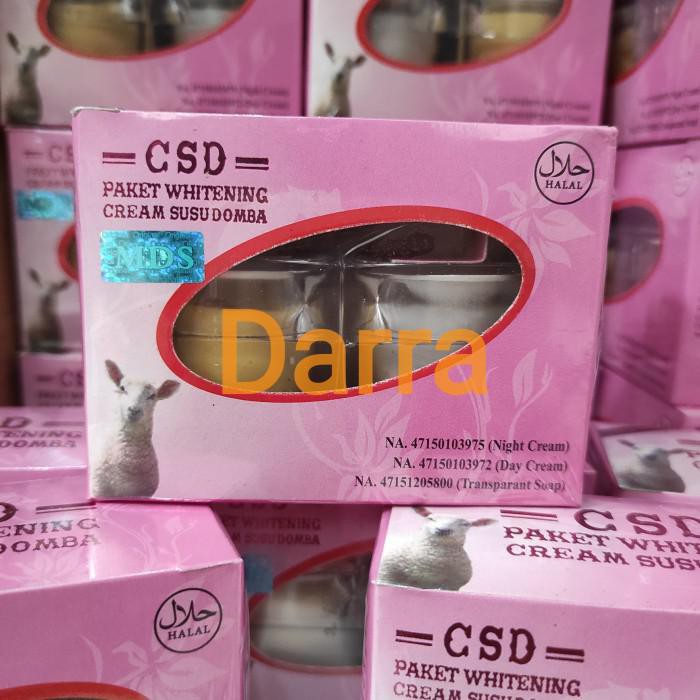 CSD Cream Susu Domba Original BPOM - CSD Box Merah