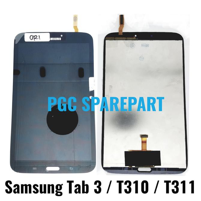 LCD-TOUCHSCREEN ORIGINAL OEM LCD TABLET SAMSUNG GALAXY TAB 3 8 INCH T310 T311 - BIRU TOUCHSCREEN