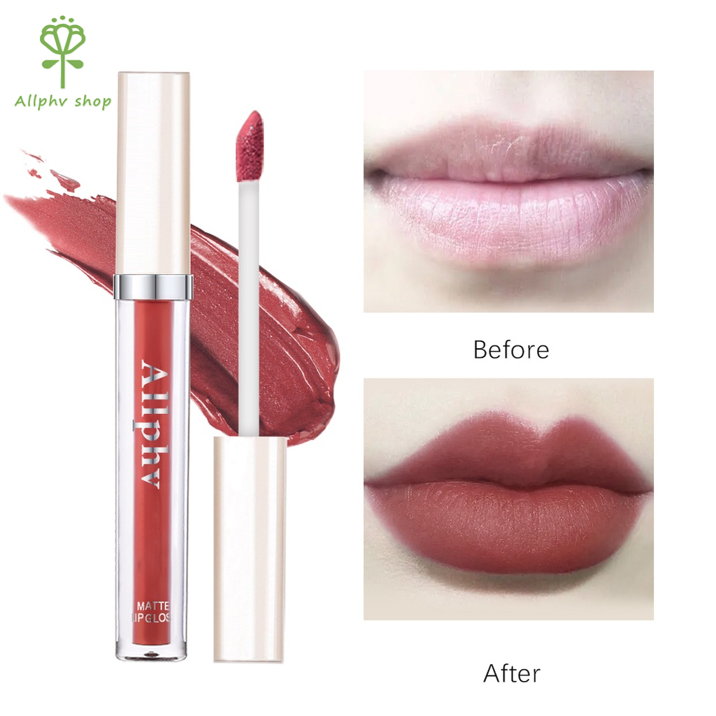 Allphv Lasting Glossy Lip Gloss Liquid Lipstick Make Up anti air lipstick velpet matte lipstick