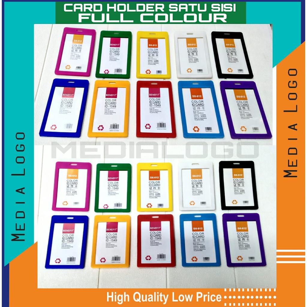 

TEMPAT ID CARD VARIASI KOTAK SATU SISI - FULL COLOUR