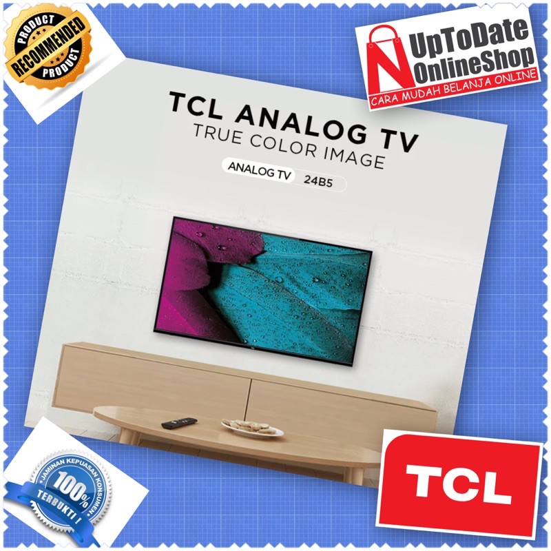 TV LED 24INCH TCL 24B5 HDMI USB MOVIE HD