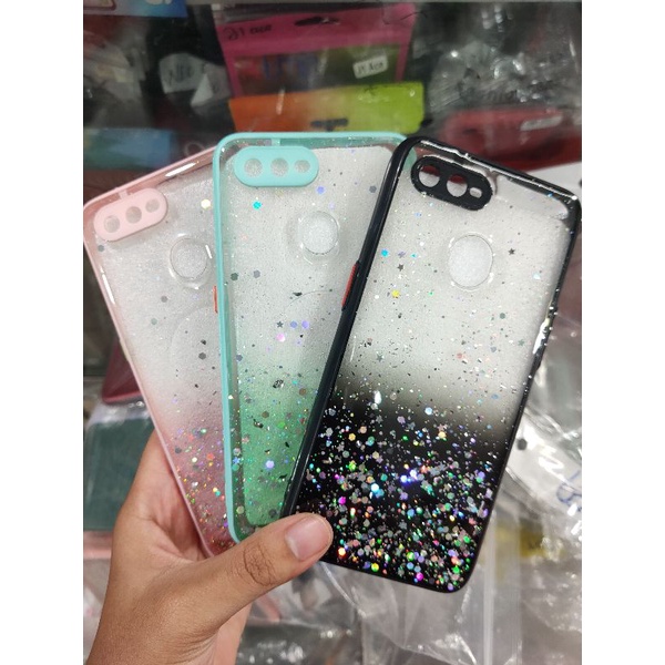 soft case gliter premium oppo f9 A12 A11K A5s A7