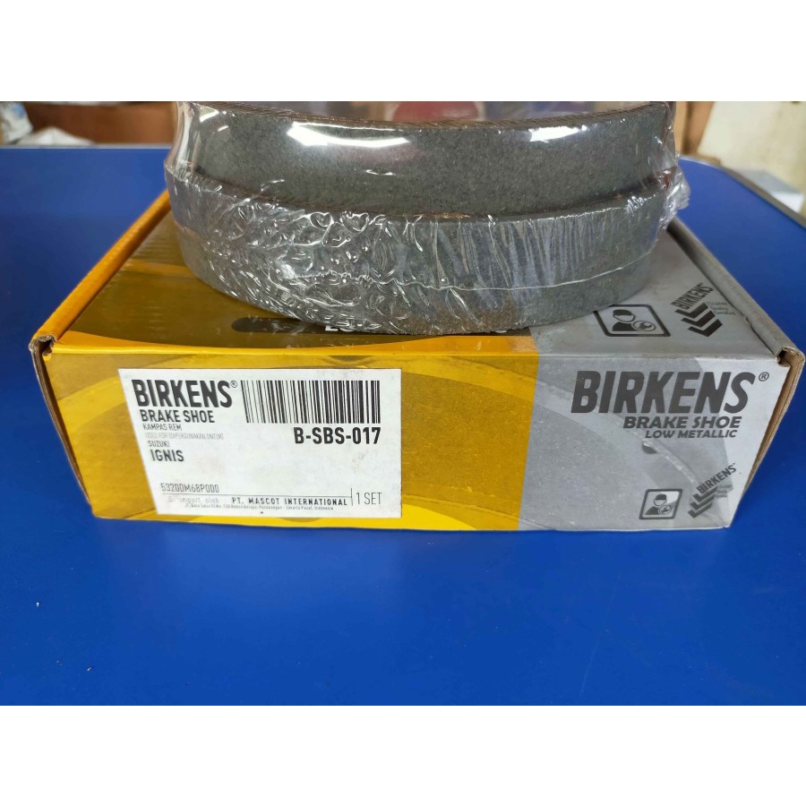 Brake Shoe Kampas Rem Belakang Suzuki Ignis merk Birkens