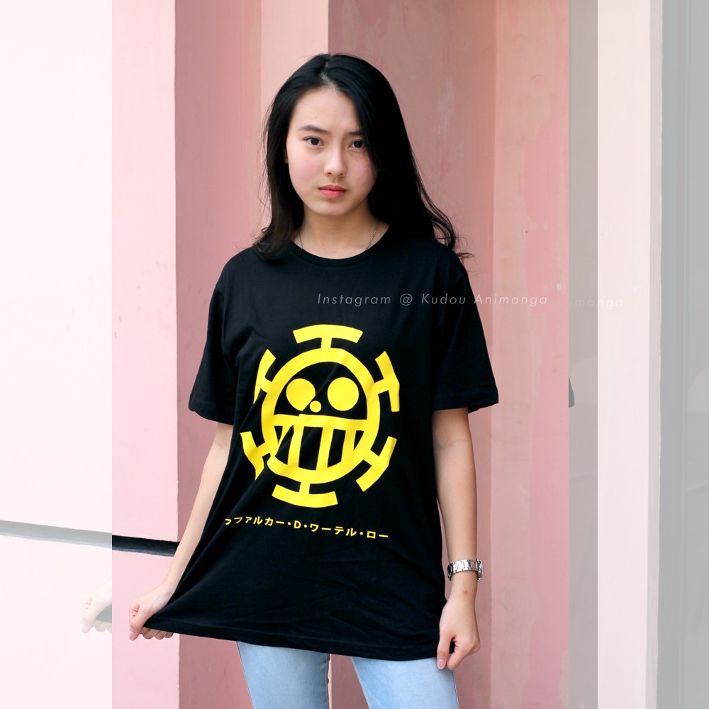 Kaos Trafalgar Law Legacy Onepiece Mugiwara Black